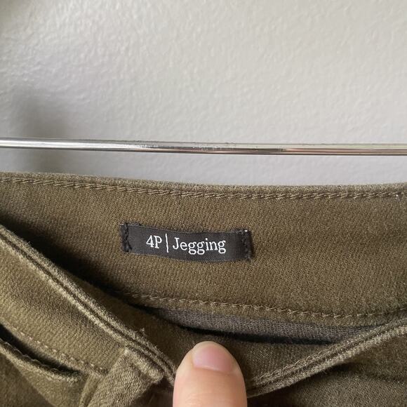 Talbots Jegging Pants Womens Size 4 Petite In Olive Green Color EUC‎ - Picture 5 of 10